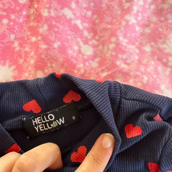 JUNEES heart print denim skirt set - Picture 3 of 3